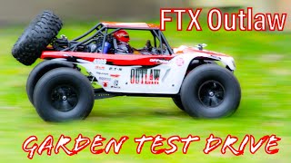 FTX Outlaw Brushed RC Garden Test Drive for freecarmag [upl. by Marlon]