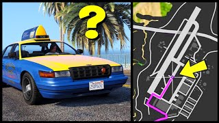 WHAT HAPPENS IF YOU CALL A TAXI TO A MILITARY BASE  GTA 5 Experiment [upl. by Zenitram]