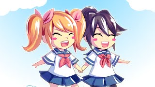 Playing Yandere simulator befriending Osana part 1 [upl. by Claman583]