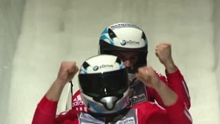 FIBT  2Man Bobsleigh World Cup 20132014  Winterberg Heat 2 [upl. by Aihsitan]