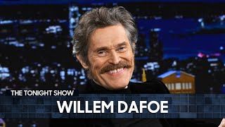 Willem Dafoe Responds to Fans Casting Him as the Joker and Talks Inside  The Tonight Show [upl. by Akinna]