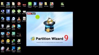 minitool partition wizard من خلال برنامج c حل مشكلة بارتشن [upl. by Adnolaj124]