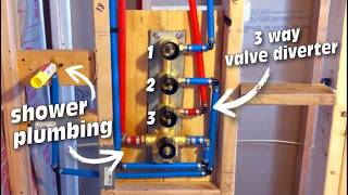 DIY Shower  Plumbing [upl. by Mapes164]