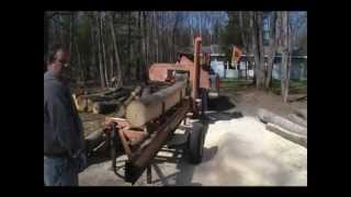 WOODMIZER LT30HD Portable Sawmill Demonstration [upl. by Asen]