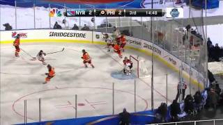 NHL 2012 Winter Classic Highlights  Flyers vs Rangers 1212 [upl. by Navanod]