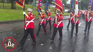 South Fermanagh Young Loyalists FB  Blair Memorial Parade 2024 [upl. by Ilellan624]