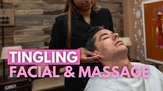 💈Tranquil Indian ASMR Face Massage [upl. by Aillil464]