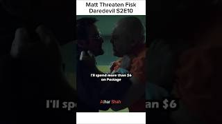 Matt Murdock Threaten Wilson Fisk Daredevil S2Ep10 Fisk Fight Matt daredevil [upl. by Wesle653]