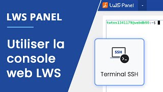 Utiliser le terminal web console web sur les hébergements web LWS [upl. by Anialem]