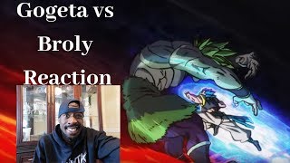 Gogeta vs Broly Reaction [upl. by Euqirne]