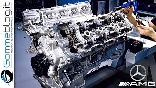 Mercedes AMG V8 ENGINE  PRODUCTION German Car Factory [upl. by Dabbs]