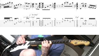 500 Miles High by Chick Corea for Solo Guitar with TAB and notation played by Chris Bieniek [upl. by Atiraj]