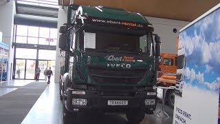 Iveco Trakker AD260T50P 6x4 Wood Transporter Truck 2018 Exterior and Interior [upl. by Ameekahs]