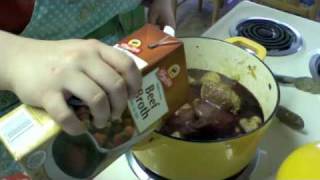 Jenny Learns to Cook Boeuf Bourguignon [upl. by Yrrak]