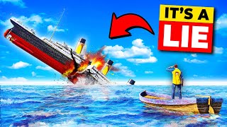 What REALLY Happened to Titanic in GTA 5 MOVIE [upl. by Hijoung]