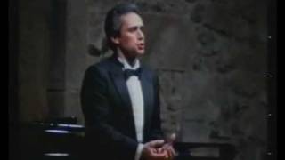 Josep Carreras quotNebbiequot Respighi  1984 Calonge Recital [upl. by Rehpitsirhc]