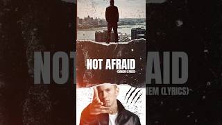 NOT AFRAID EMINEMLYRICS trending englishsong music lyrics songstatus song [upl. by Barber954]