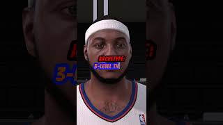 Carmelo Anthony InsideOut Threat build in NBA 2k24 carmeloanthony nba2k24 gaming [upl. by Wicks]