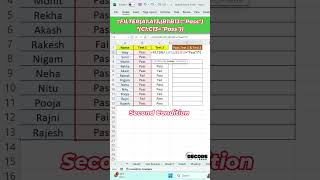 Automatic Segregate PassFail😲🔥In Excel Result  excel msexcel shorts [upl. by Gayler]