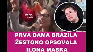 PRVA DAMA BRAZILA ŽESTOKO OPSOVALA ILONA MASKA [upl. by Isdnil278]