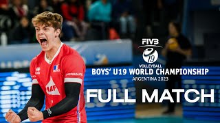 FRA🇫🇷 vs IRI🇮🇷  Full Match  Boys U19 World Championship  Final Gold [upl. by Gottuard]