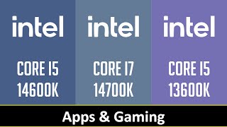 CORE I5 14600K vs CORE I7 14700K vs CORE I5 13600K [upl. by Dareen]