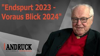 Andruck Pressetalk  quotEndspurt 2023  Voraus Blick 2024quot [upl. by Ilac190]