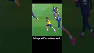 La performance de Mbappé a l’entraînement 😇⚽️✅ playermoments mbappe [upl. by Azmah]