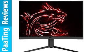 MSI 24quot Optix G24C4 FHD 1ms Curved Gaming Monitor ✅ Review [upl. by Norval503]