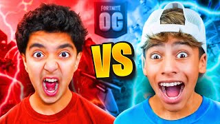 Little Brother Plays OG Fortnite With Ferran BABYSCRUBZ VS FERRAN [upl. by Dannye30]