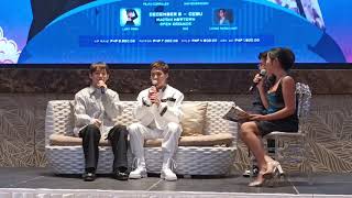 HALLYU IL 923 Be You 2 in Cebu Presscon  EXO Chen amp Xiumin [upl. by Nivlem]