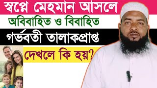 স্বপ্নে মেহমান আসতে দেখলে কি হয়।। Takrim Islamic Media [upl. by Gniliem898]