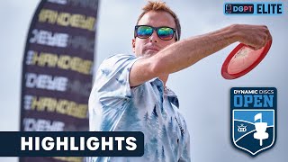 Round 1 Highlights MPO  2023 Dynamic Discs Open [upl. by Bonns]