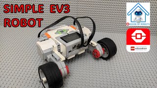 Simple Lego Mindstorm EV3 Car Robot Design Steps First Project houseofrobots lego legorobotics [upl. by Zeuqcaj718]