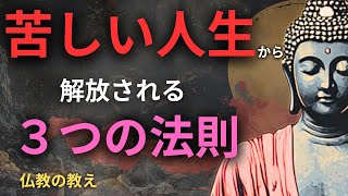 【悲劇】知らないと人生詰みます  ブッダの教え【3つの究極法則】 [upl. by Eirol]