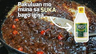 BAGOONG ALAMANG  SIKRETO PARA SUMARAP AT TUMAGAL [upl. by Jacklin]