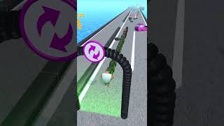 Wheel Run 3D 😁 youtubeshorts youtube shorts gameplay [upl. by Aneem]