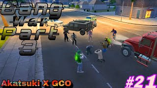 Gang War Part 3 Grand Criminal Online  GCO AkatsukiXGCO [upl. by Dorrej]