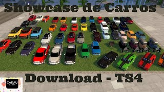 PACK CARROS DECORATIVOS  SHOWCASE CC THE SIMS 4 [upl. by Brigida]