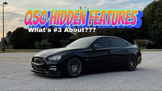 Q50 HIDDEN Features you DID NOT KNOW about [upl. by Arlin]