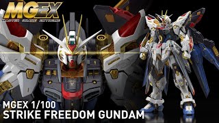 MGEX 1100 STRIKE FREEDOM GUNDAM LONG PV [upl. by Chapman323]