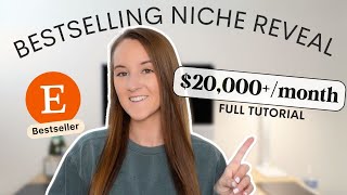 Exposing a Best Selling Etsy Print on Demand Niche 🔍  Full Listing Tutorial [upl. by Nnyliram]