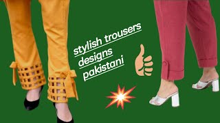 Stylish Trouser Designs Ladies trouser designs New Simple Trouser Designs [upl. by Murdock189]