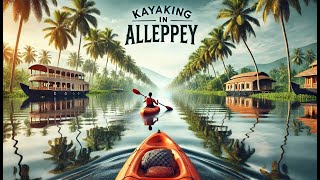 Kayaking in Alleppey A Tranquil Adventure  kerala  kayaking  travel [upl. by Ahsei]