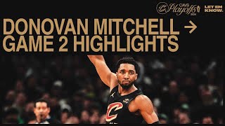 Donovan Mitchell  Cavs vs Celtics Game 2 Highlights  592024 [upl. by Erdnoed]