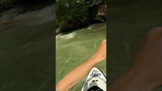 Sturn rapid on Saalach Austria  Whitewater paddleboard SUP [upl. by Homerus]