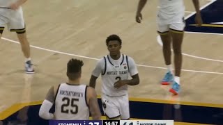 Stonehill vs Notre Dame Highlights  20242025 College Basketball Highlights [upl. by Gwendolen]