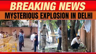 Delhi Blast LIVE Updates Loud Explosion near CRPF school in RohiniFSL bomb disposal squad on spot [upl. by Ahsetal517]