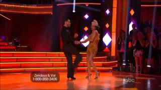 Zendaya DWTS Dancing With The Stars  Week 2 Jive [upl. by Ilojna158]