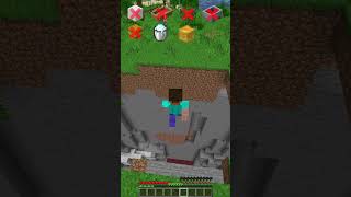 Dimension Fall vs Saving Blocks meme minecraft shorts [upl. by Lertsek931]